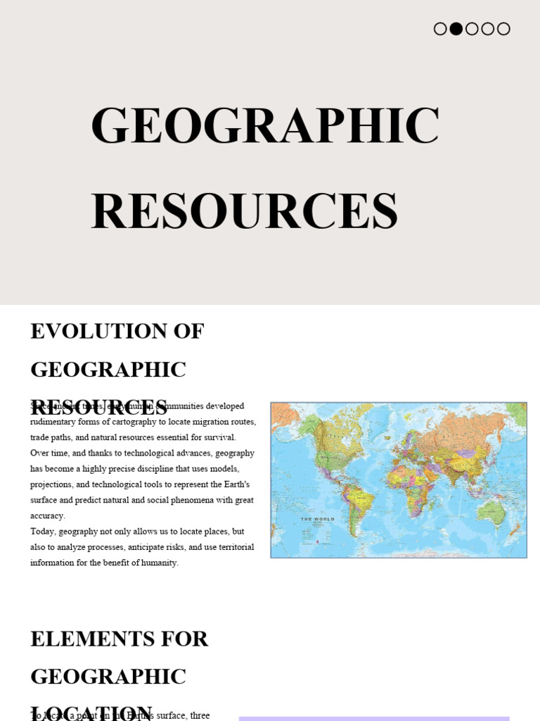 Geographic Resources | PDF | Map | Geography