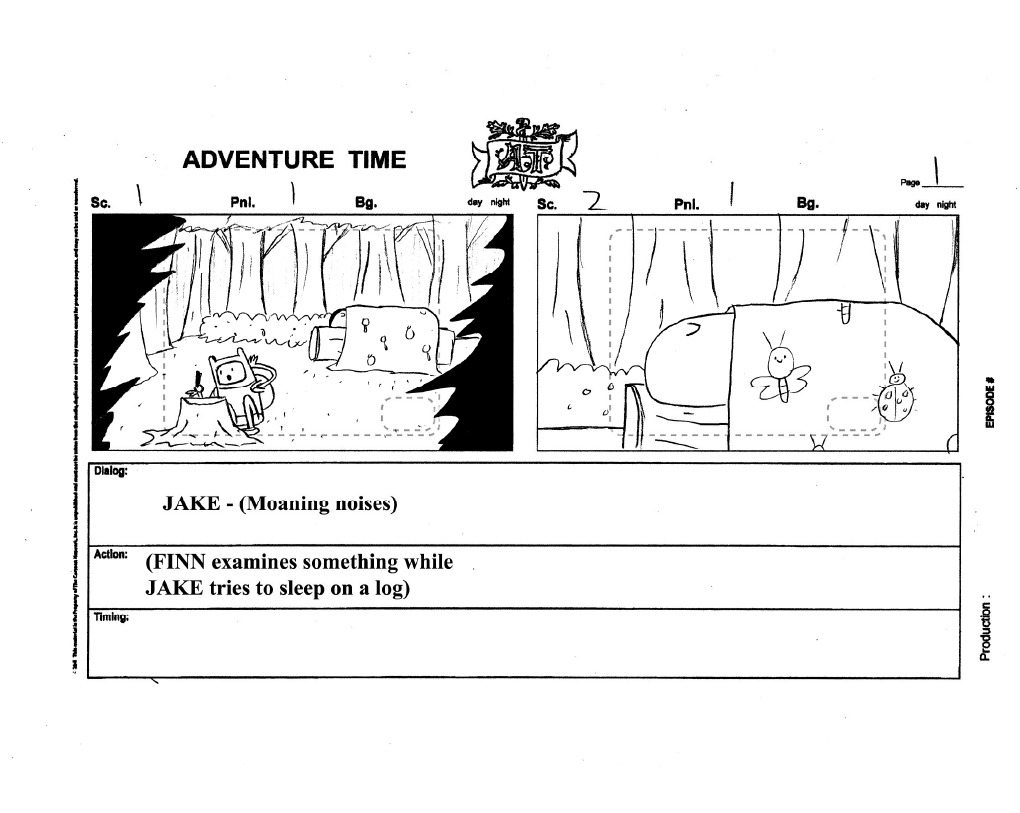 Adventure Time - Storyboard Test | PDF | Art