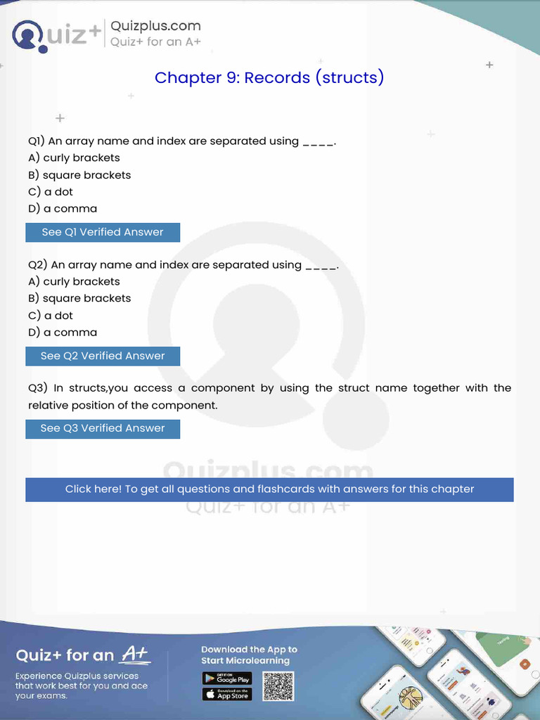 An Array Name and Index Are Separated Using | PDF | Queue (Abstract ...