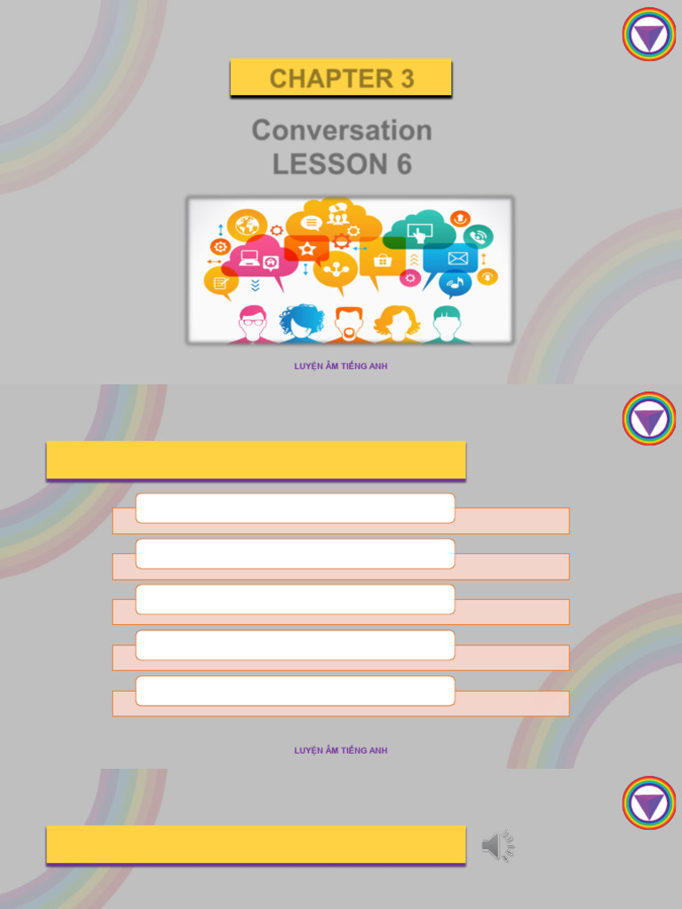 LATA - Lesson 6 - Conversation - lessON. V1 | PDF | Stress (Linguistics ...