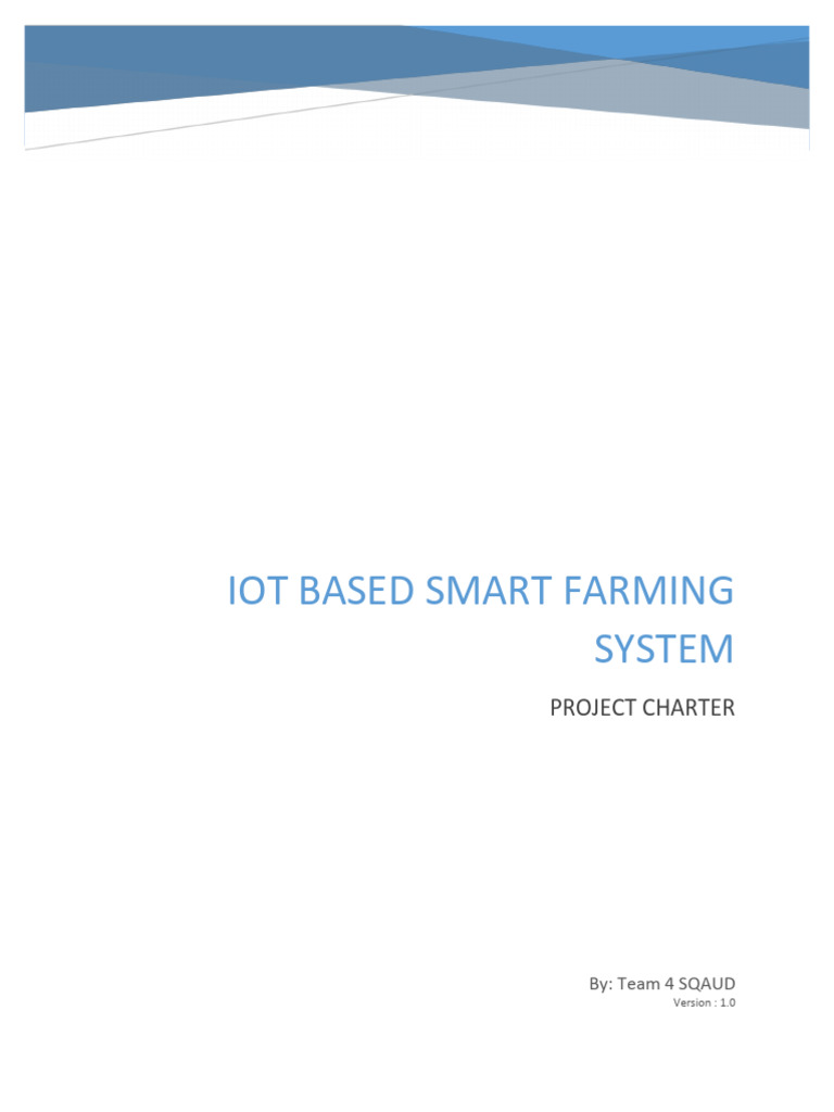 IOT Smart Farming System | PDF | Agriculture | Internet Of Things