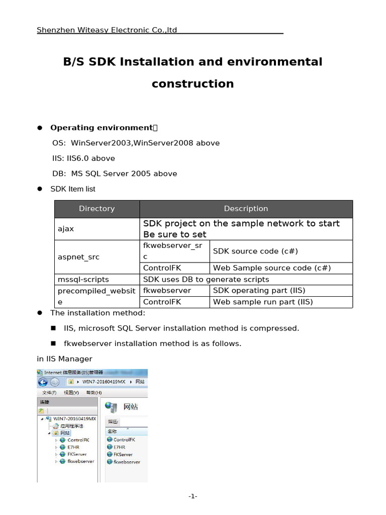 SDK BS Installation and Environmental Construction | PDF | Microsoft ...