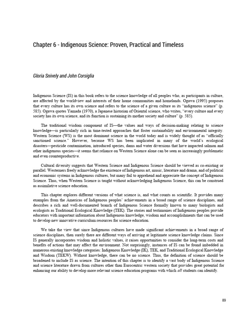 Indigenous Science Proven Practical and Timeless | PDF | Maize | Science
