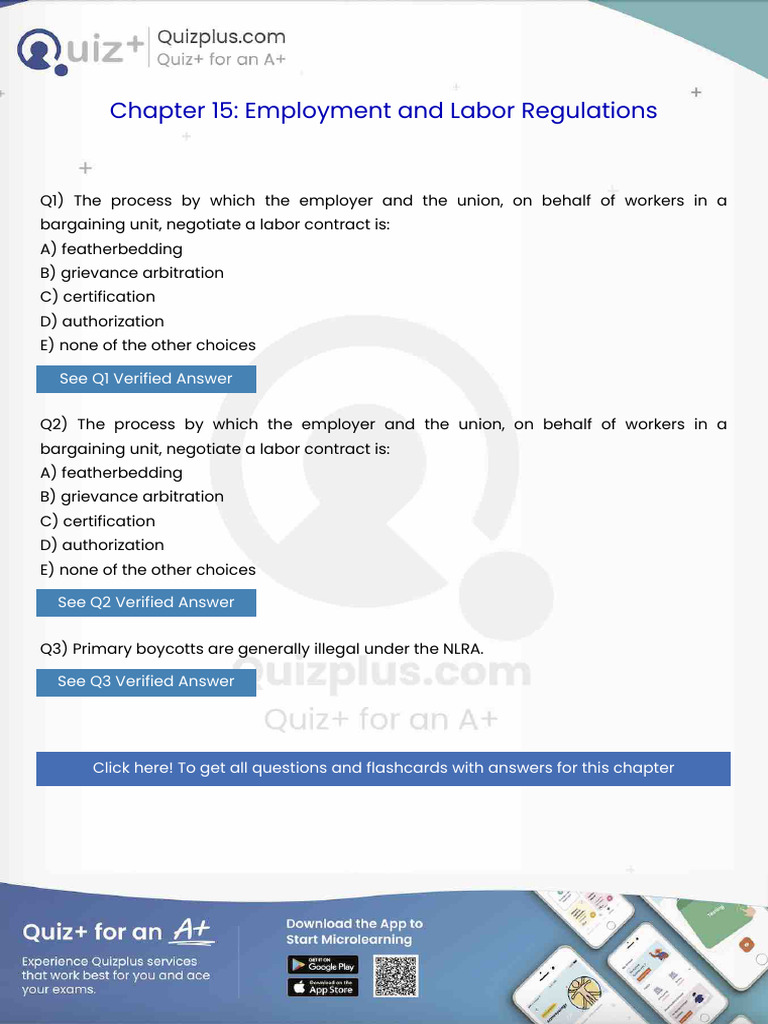 The Process by Which The Employer and The Union On Behalf of Workers in ...