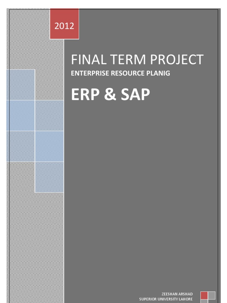 Superior University ERP Overview | PDF | Enterprise Resource Planning ...