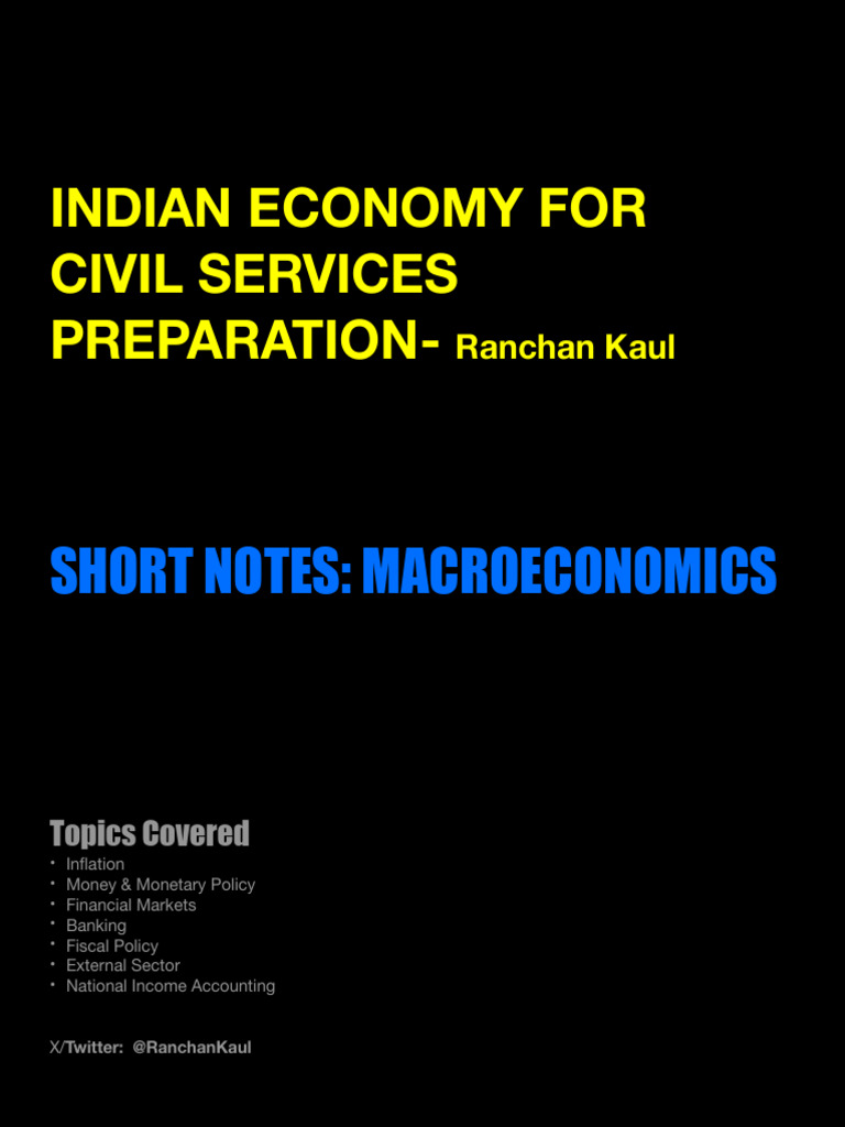 Short Notes | PDF | Elasticity (Economics) | Demand