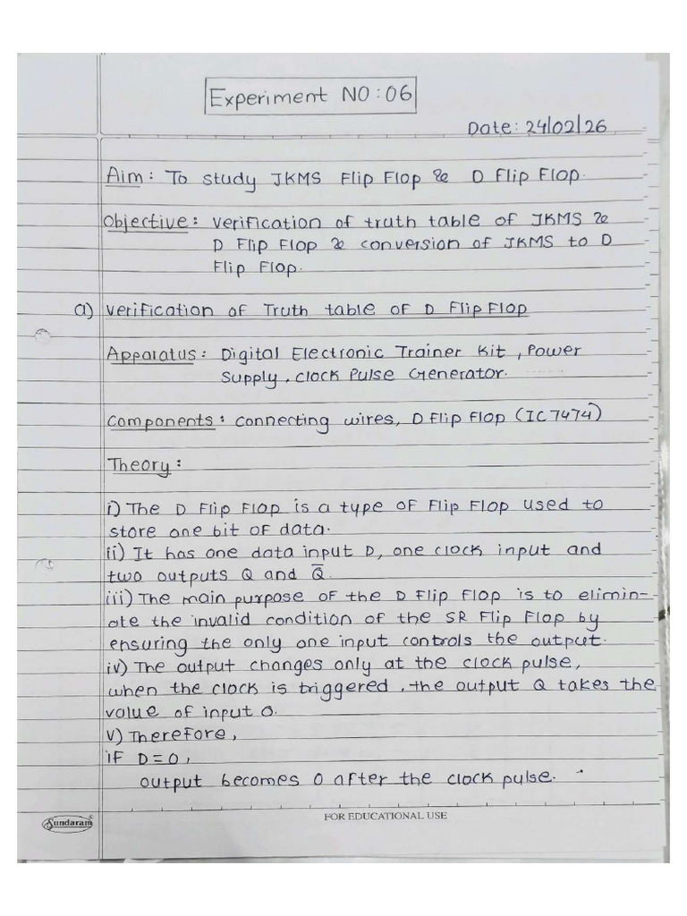 Experiment No 6 | PDF