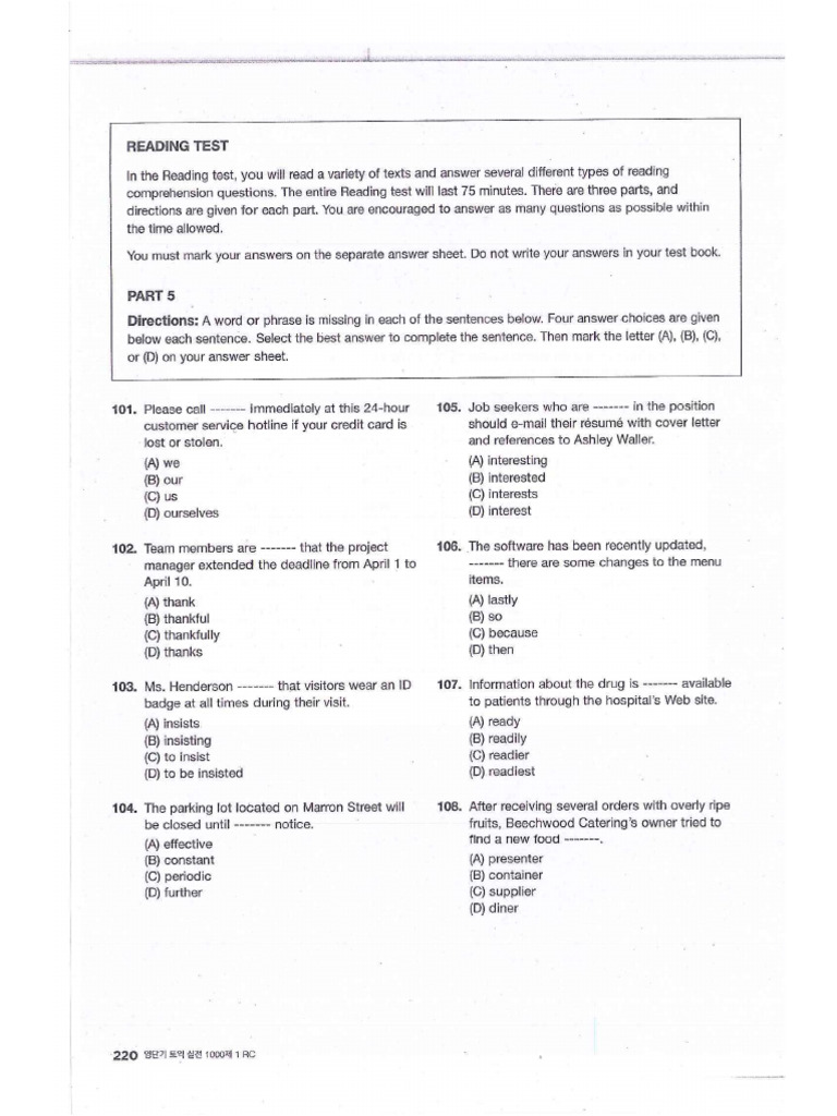 B8 Test 8 | PDF