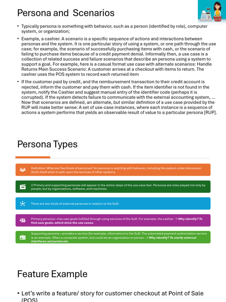 Persona and Feature Illustration | PDF | Point Of Sale | Use Case