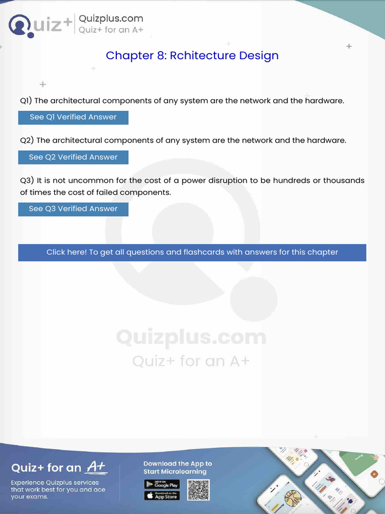 The Architectural Components of Any System Are The Network and The ...