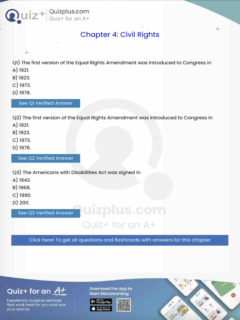 The First Version of The Equal Rights Amendment Was Introduced To ...