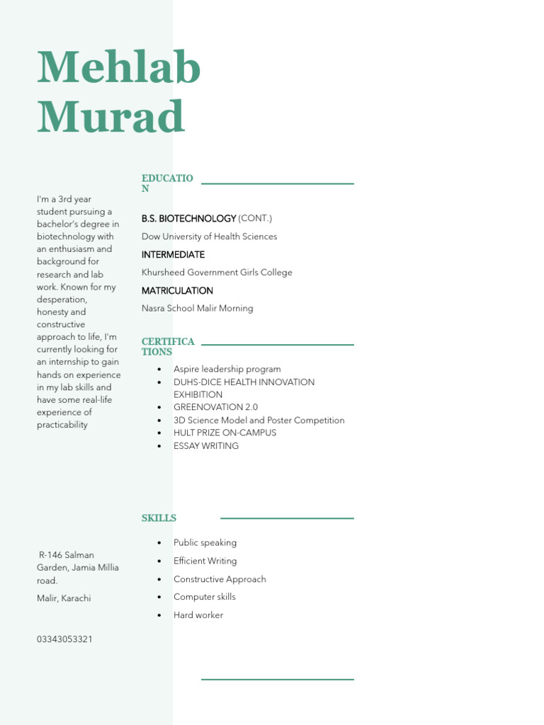 Mehlab CV1 | PDF