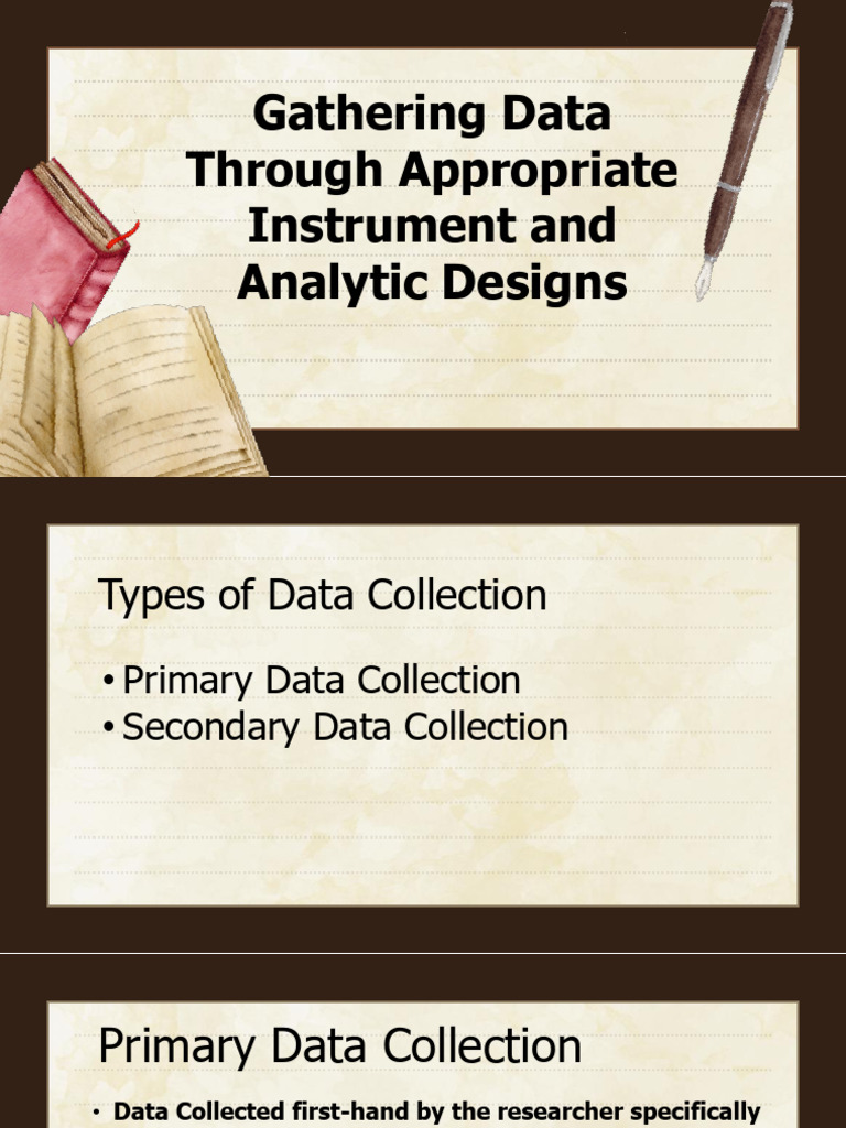 Gathering Data | PDF | Data | Qualitative Research