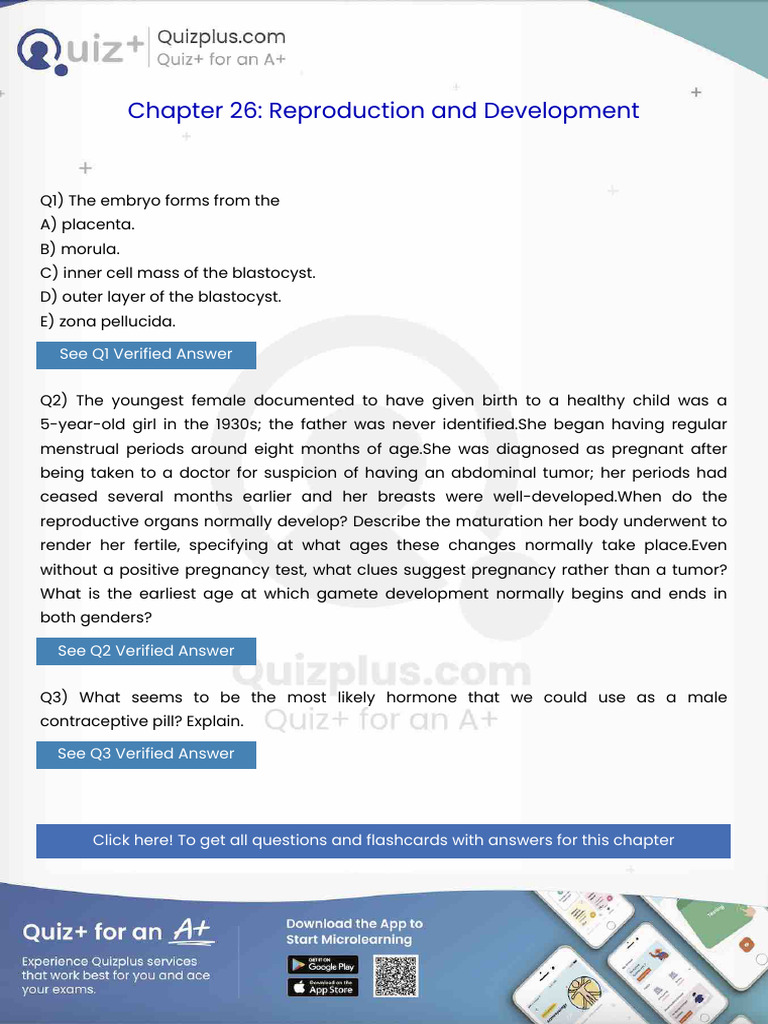 The Embryo Forms From The | PDF | Autonomic Nervous System | Physiology