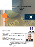 Industrial Development Bank of India: by Suneesh L (B5-29)