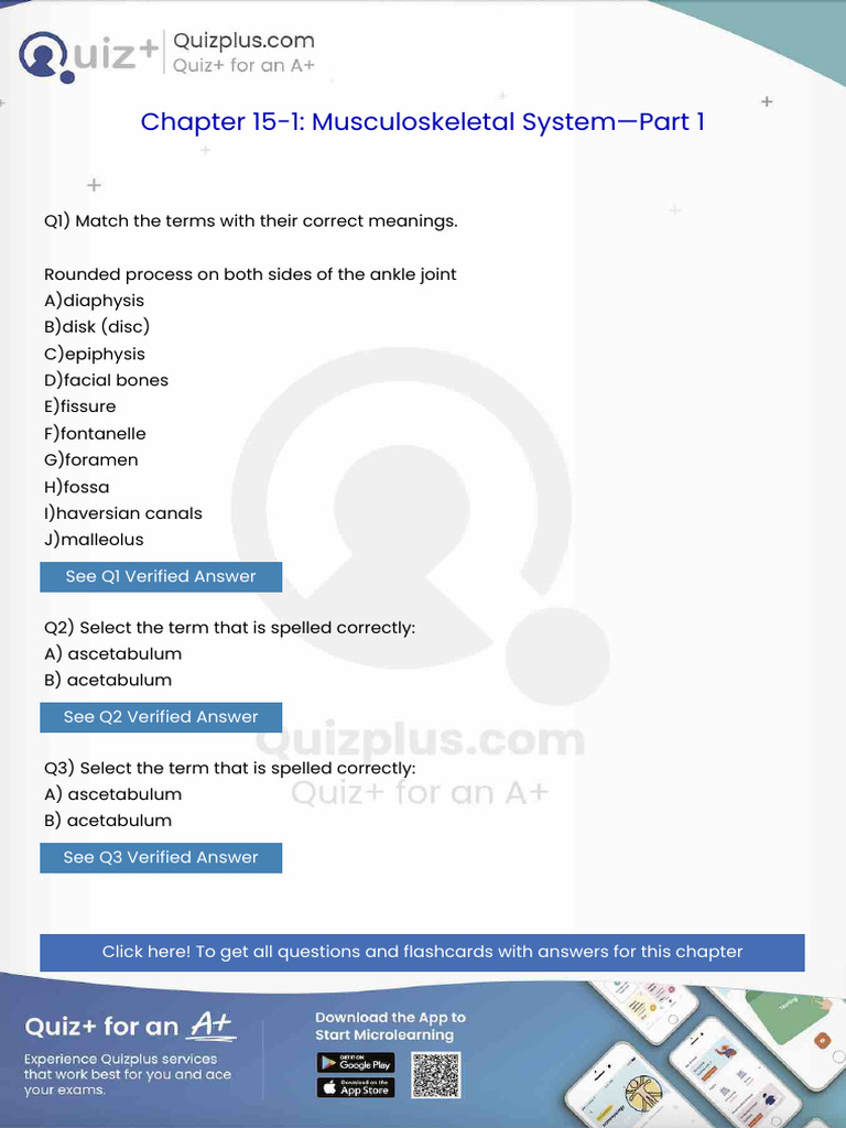 Rounded Process On Both Sides of The Ankle Joint | PDF | Medical ...