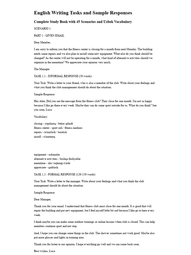 Writing Samples | PDF | Adolescence | Learning