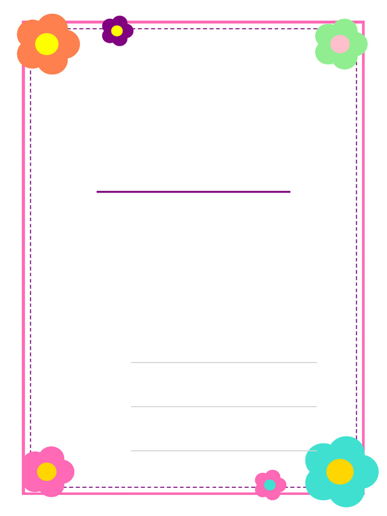 Preschoolers Dividers | PDF