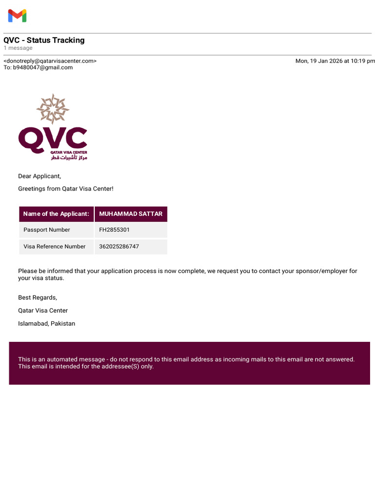 Gmail - QVC - Status Tracking | PDF