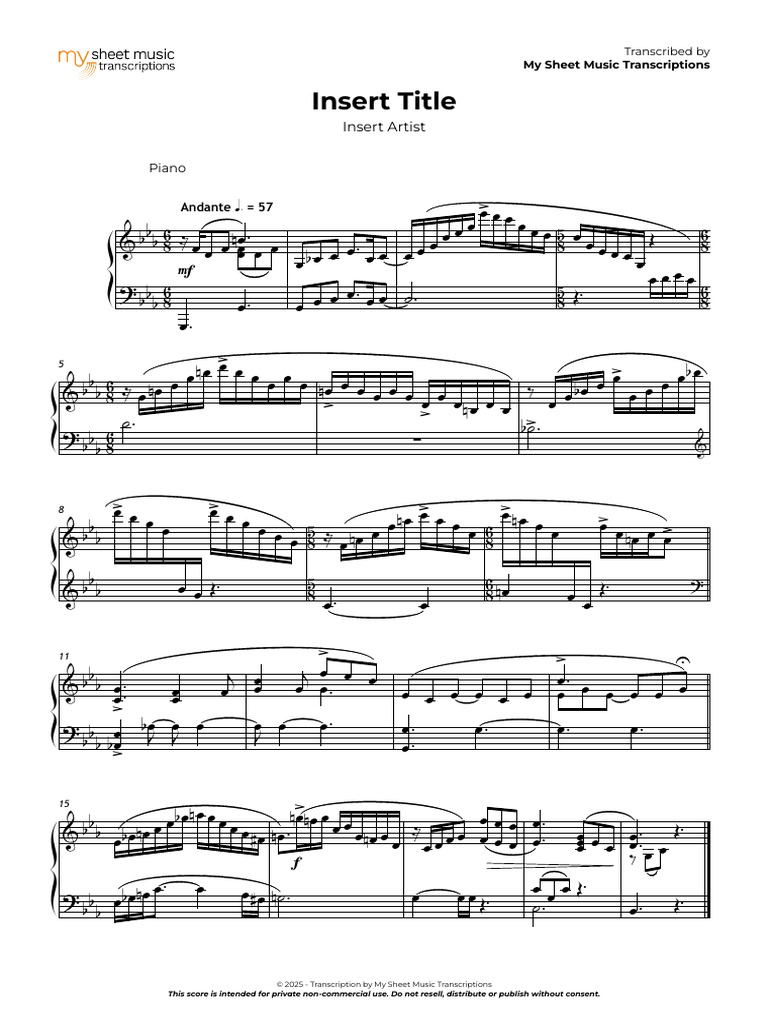 Insert Title (Insert Artist) - MSMT | PDF