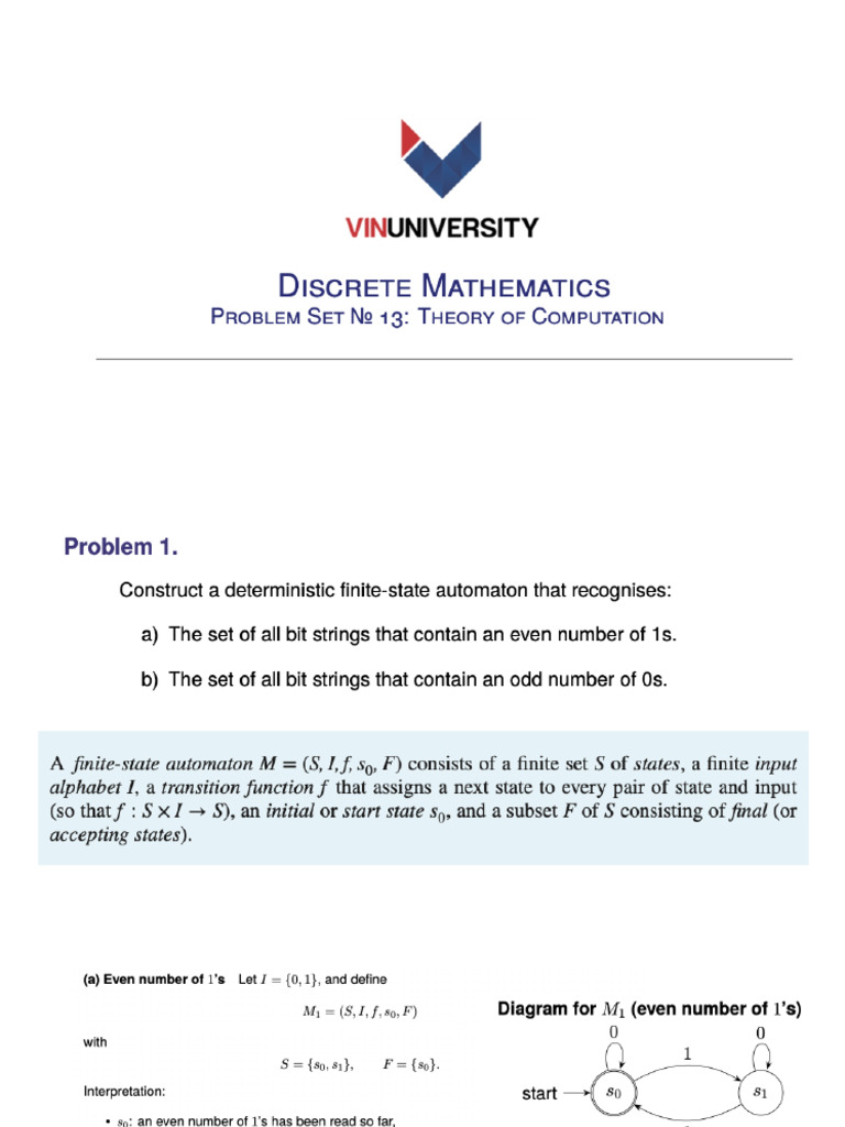 Problem Set 13 Recitation Slide | PDF