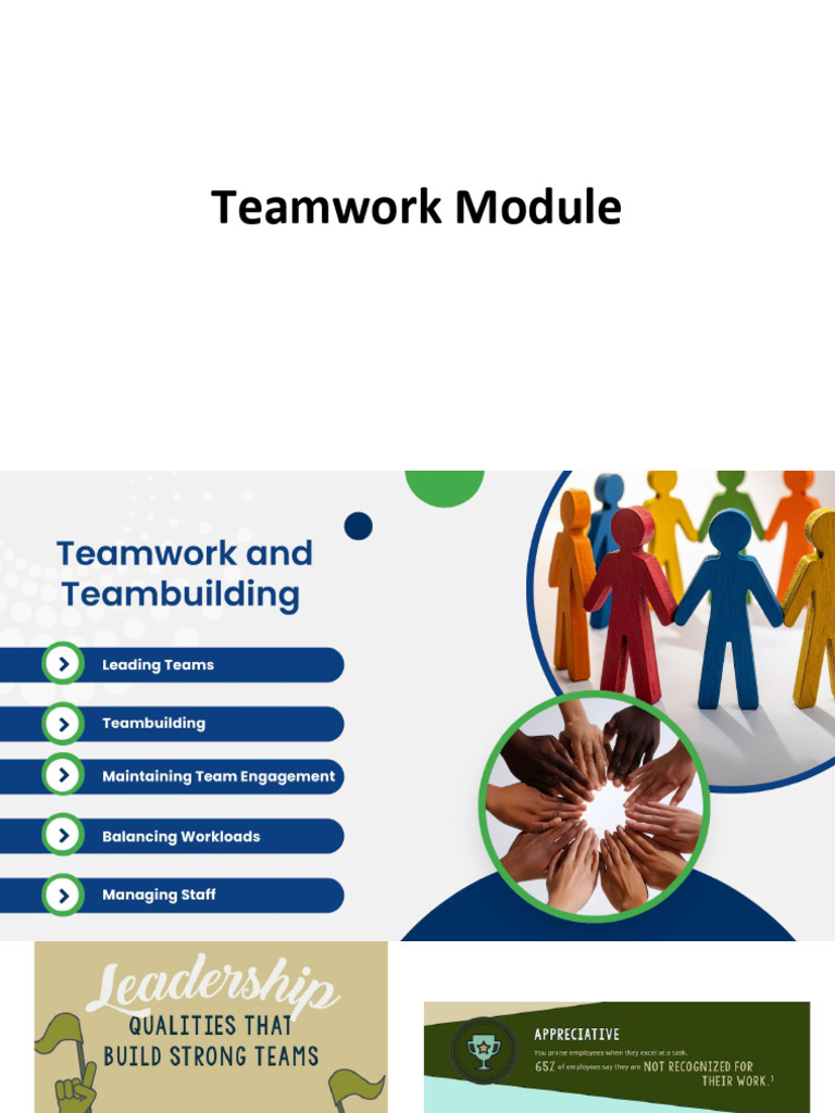 Teamwork Module - Part1 | PDF