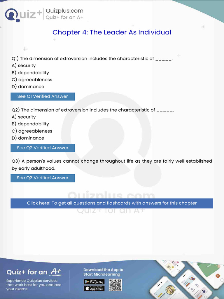 The Dimension of Extroversion Includes The Characteristic of | PDF ...