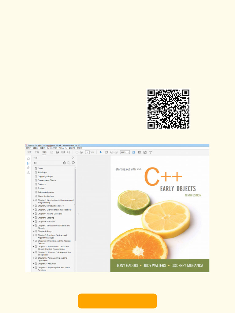 Starting Out With C++: Early Objects 9th Edition Complete Digital ...