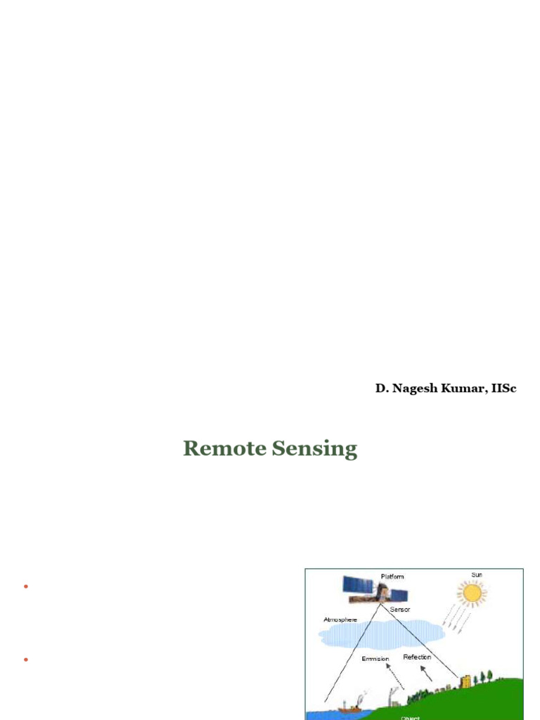 Up Part 1 | PDF | Remote Sensing | Electromagnetic Radiation