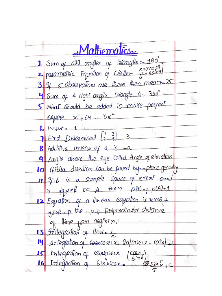Mathematics 2 | PDF