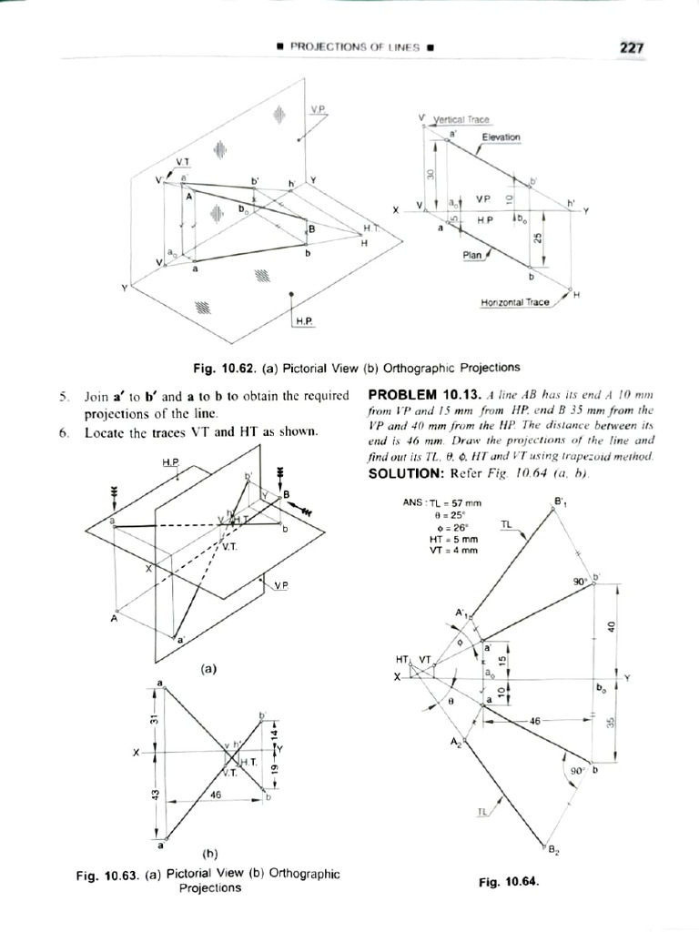 Trapezoidal Method - Projection of Lines | PDF | Euclidean Geometry ...