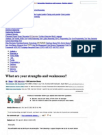 Print - What Are Your Strengths and Weaknesses_ - HR Interview Questions and Answers