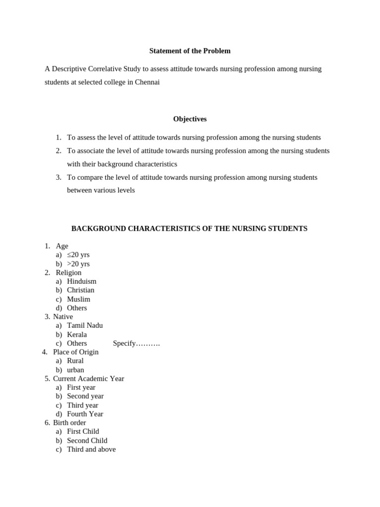 NUrsing Perception Tool | PDF | Nursing | Likert Scale