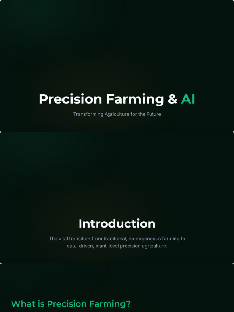 Precision Farming & AI | PDF