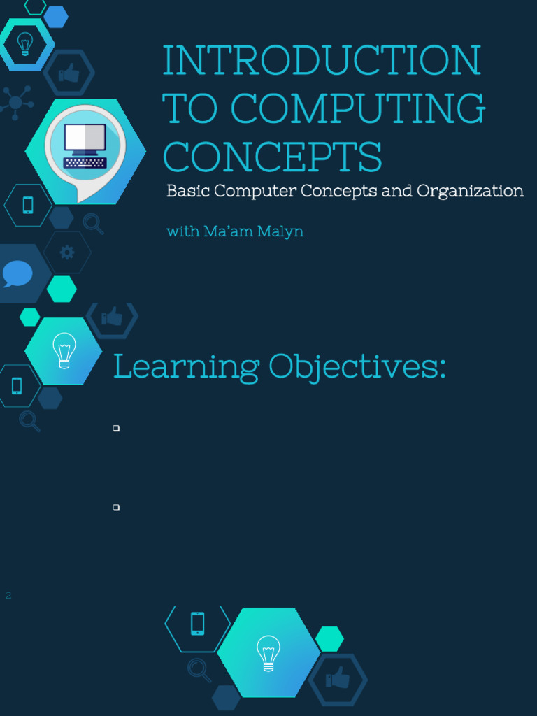 Topic 1 - Introduction To Computing Concepts | PDF | Usb Flash Drive ...