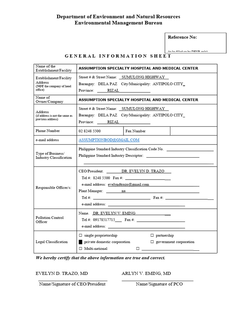 SMR FORM - JuliusMagno | PDF | Waste | Waste Management