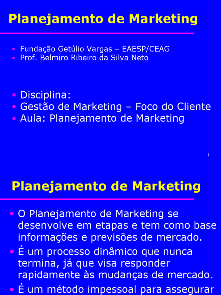 2 Plano de Marketing Etapas 2014 | PDF | Marketing | Segmentação de mercado