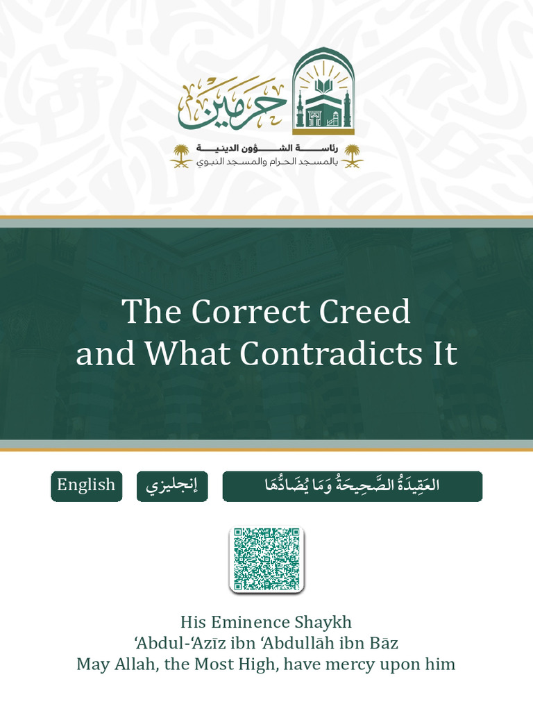 The Correct Creed and What Contradicts It | PDF | Prophets And ...