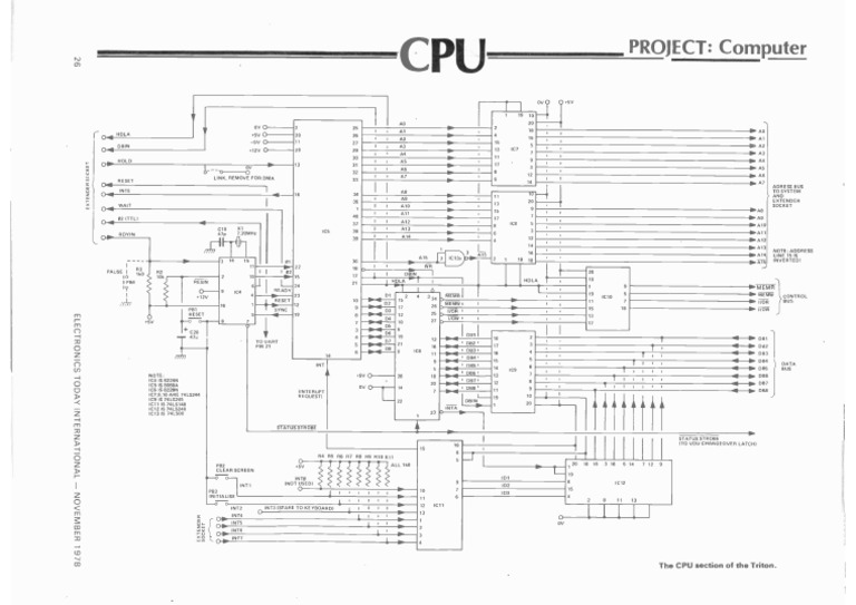 Triton CPU Schematic | PDF