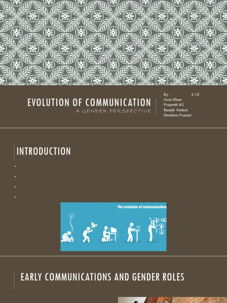 Evolution of Communication | PDF