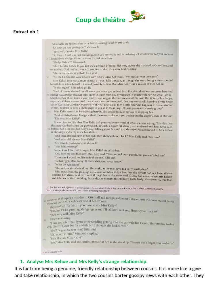 Coup de Théâtre Part 9 CORRECTION 3 | PDF | Mind