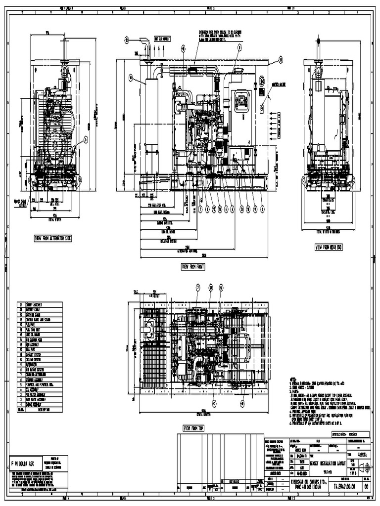 t4.5942.00.00 - Ga Layout For 4r810ta Crdi Cpcb-IV+-Model | PDF