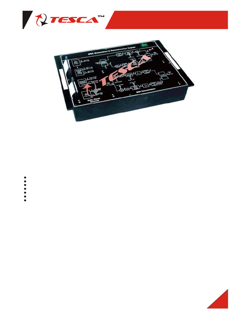 MSK Modulation Demodulation Trainer | PDF