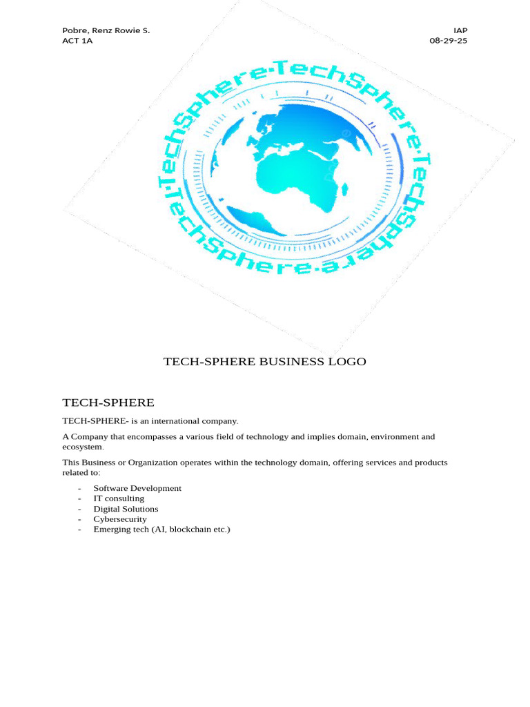 Techsphere Business Logo | PDF