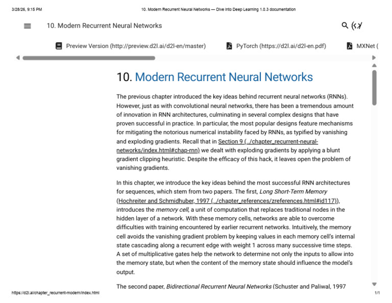 Modern Recurrent Neural Networks - Dive Into Deep Learning 1.0.3 ...