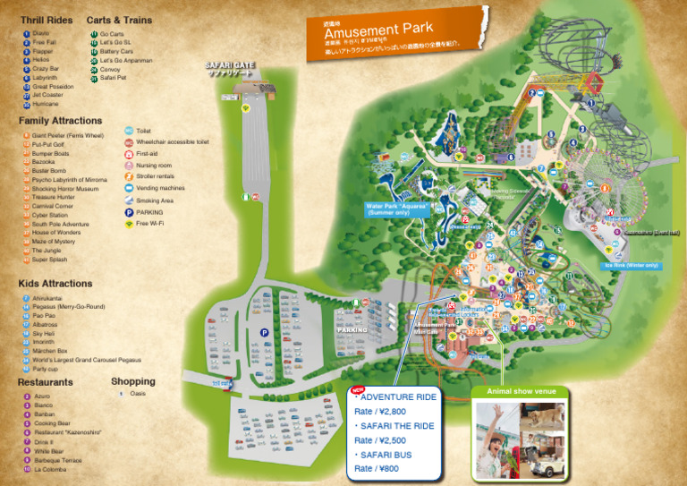 Map Amusement | PDF | Amusement Rides | Amusement Park