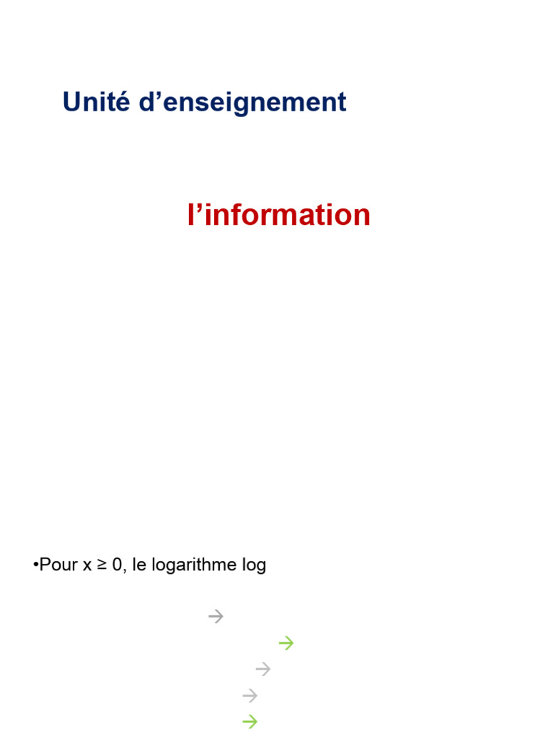 Solution-TD1 Théorie de Linformation Et Codage | PDF | Informatique ...