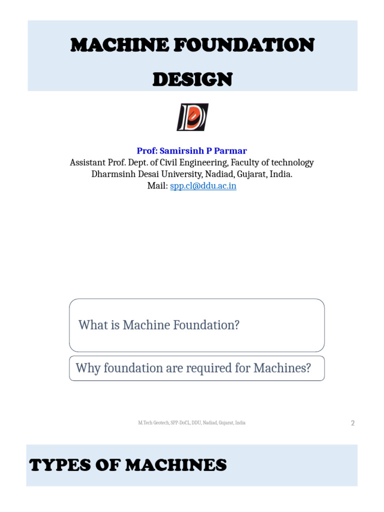 Machinefoundationdesign 250128160158 1d1ebdd2 | PDF