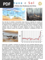 Chuva e Sol - Causas e Efeitos das Mudanças do Clima