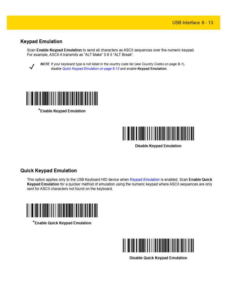 Zebra Scanner Keypad | PDF